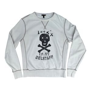 Belstaff Trimley Skull Graphic Sweatshirt L